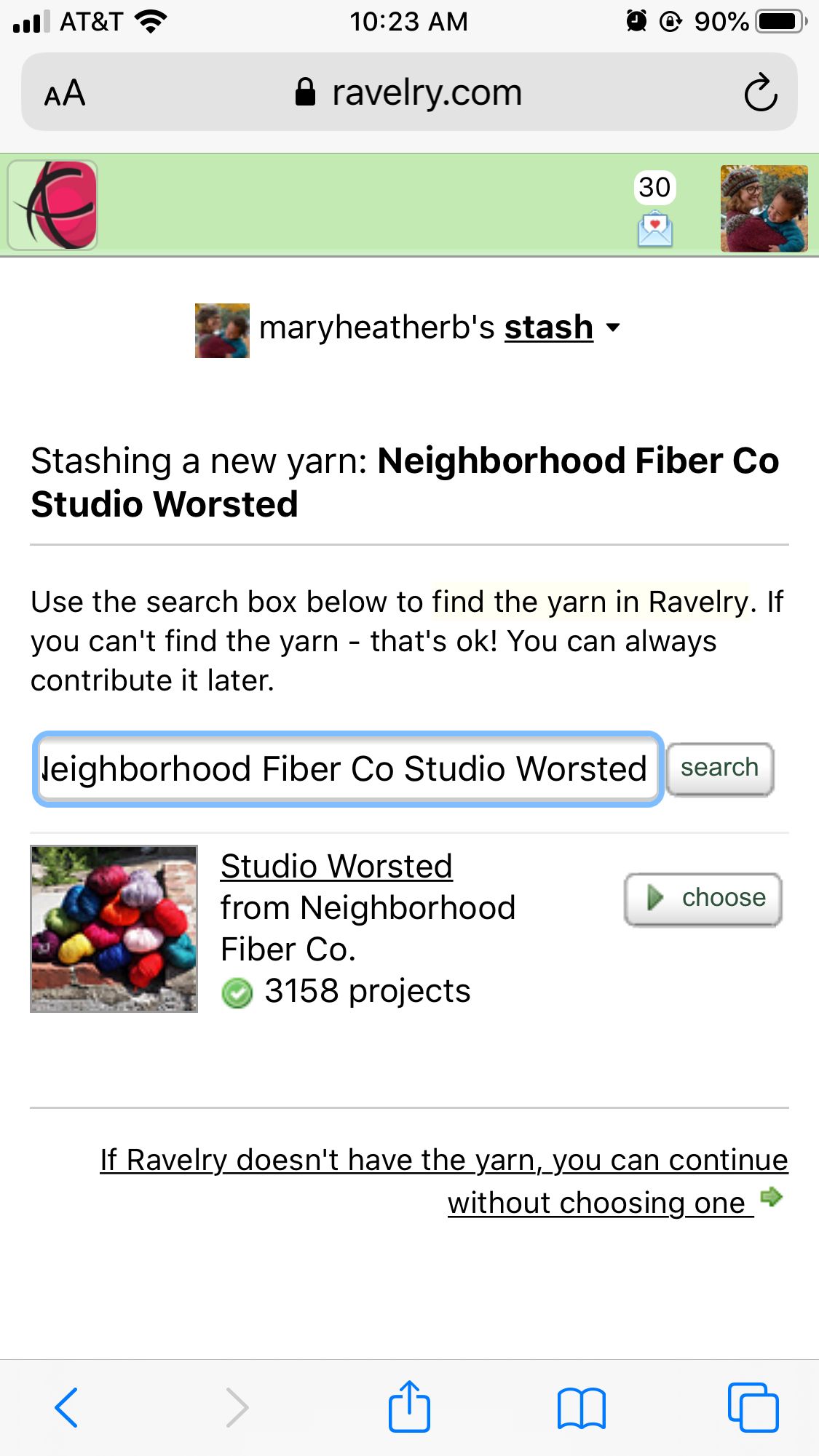 Ravelry Tips - Stashed Yarns 